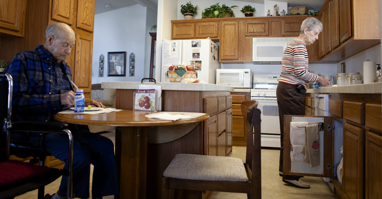 LC & Betty Salis Betty is LC's caregiver through Sharp Hospice