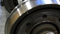One of the SPRINTER's non-compliant brake rotors | Photo: Nicholas McVicker
