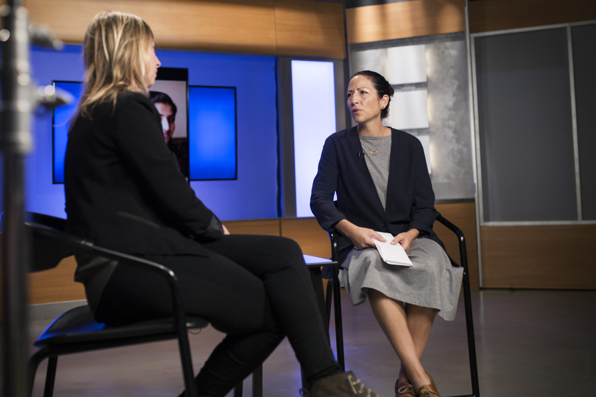 Physician models of feet help people with diabetes understand the impact of the disease on blood flow to their lower limbs. (Megan Wood, inewsource)