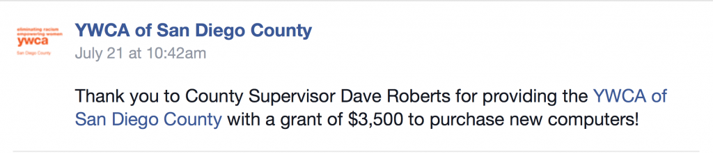 Dave Roberts YMCA