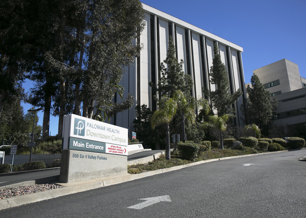 The data of about 5,500 patients at Palomar Health was compromised in early 2014. Megan Wood, inewsource. 