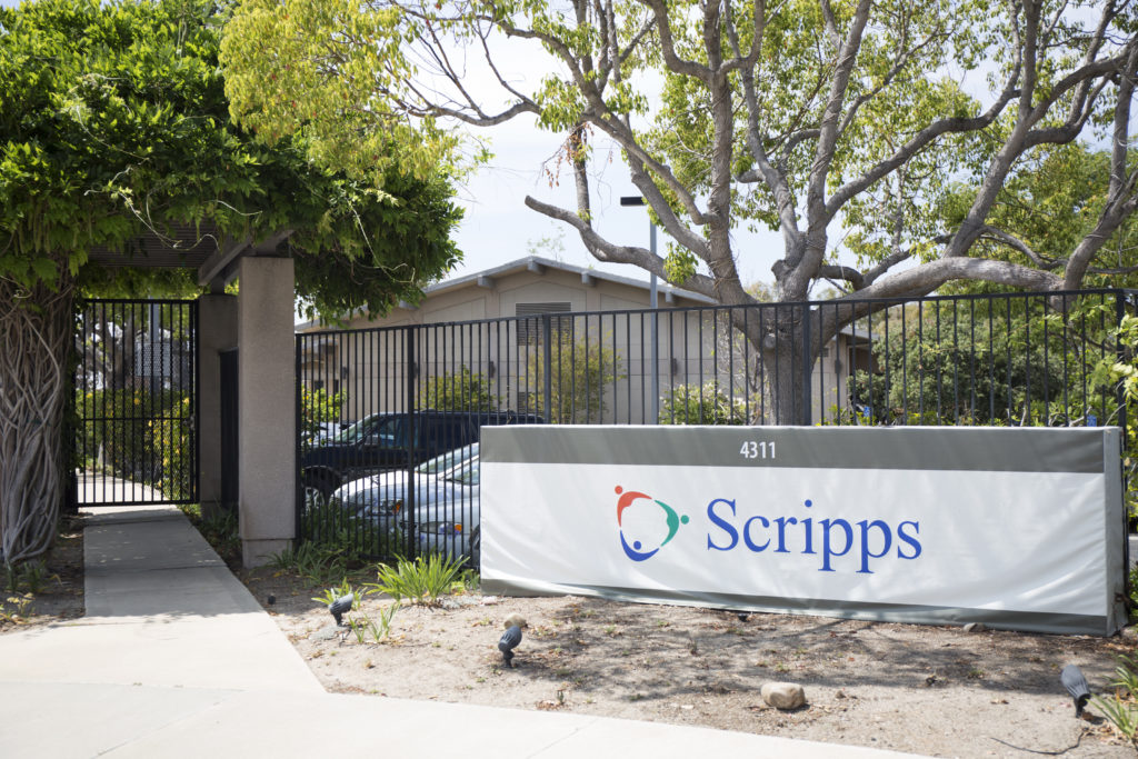 Part of the building that housed the San Diego Hospice until it closed in 2013 will be used as a temporary fire station. June 8, 2016. Megan Wood, inewsource.