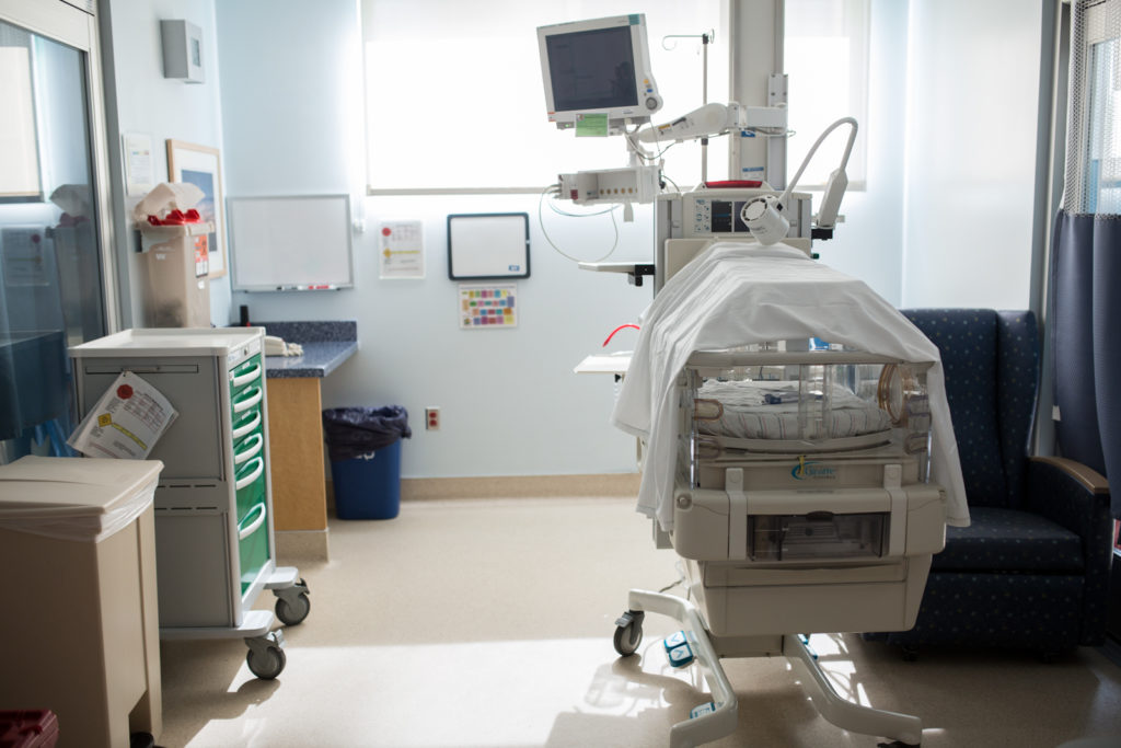 The neonatal intensive care unit at Rady Children's Hospital in San Diego. Opioids and other drugs of abuse result in newborns receiving care for withdrawal in hospitals. More screening of high risk women underway. April 12, 2017. Megan Wood, inewsource.