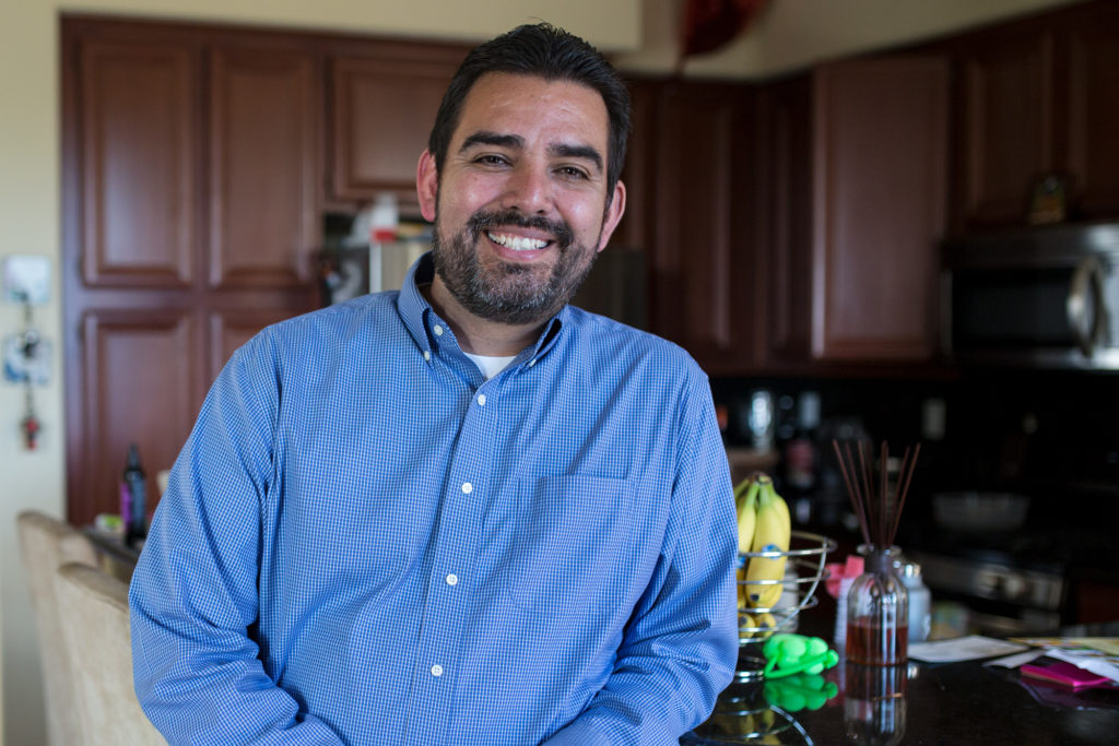 Edgar Guerrero is a military contractor and Navy veteran in the eastern Chula Vista neighborhood of San Miguel Ranch. His home is one of the more than 104,000 properties in San Diego County that pay Mello-Roos taxes. April 14, 2017. Megan Wood, inewsource